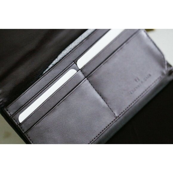 Brand New Etienne Aigner Canvas Leather Monogram Large Tri Fold Wallet - Picture 4 of 10